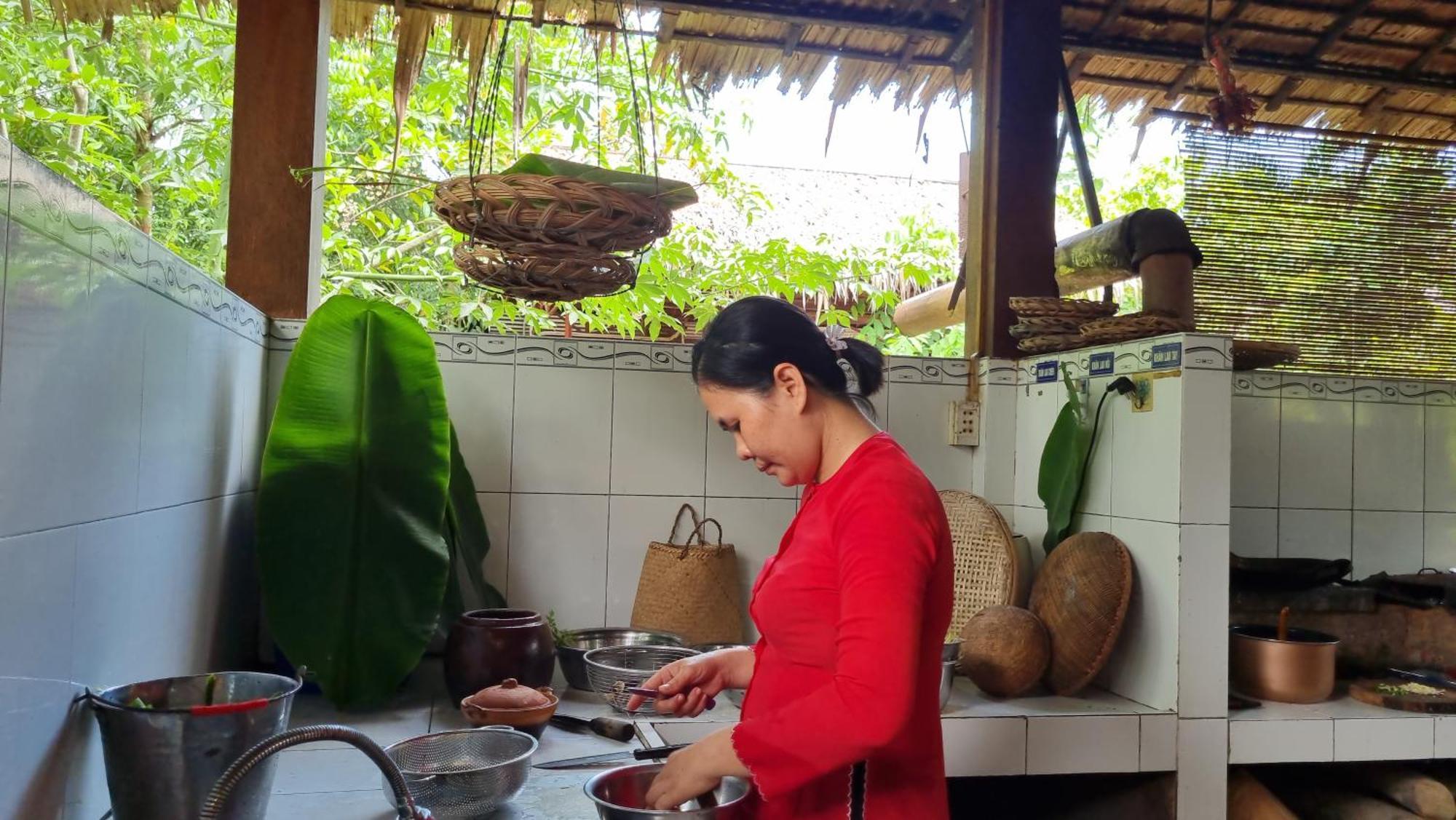 Ba Danh Homestay & Kitchen - Ben Tre Mekong Kültér fotó